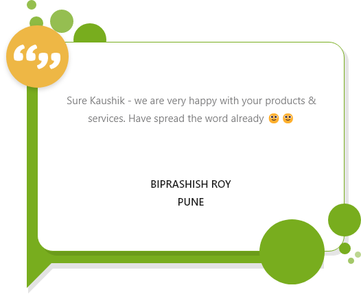 Biprashish Roy Testimonial